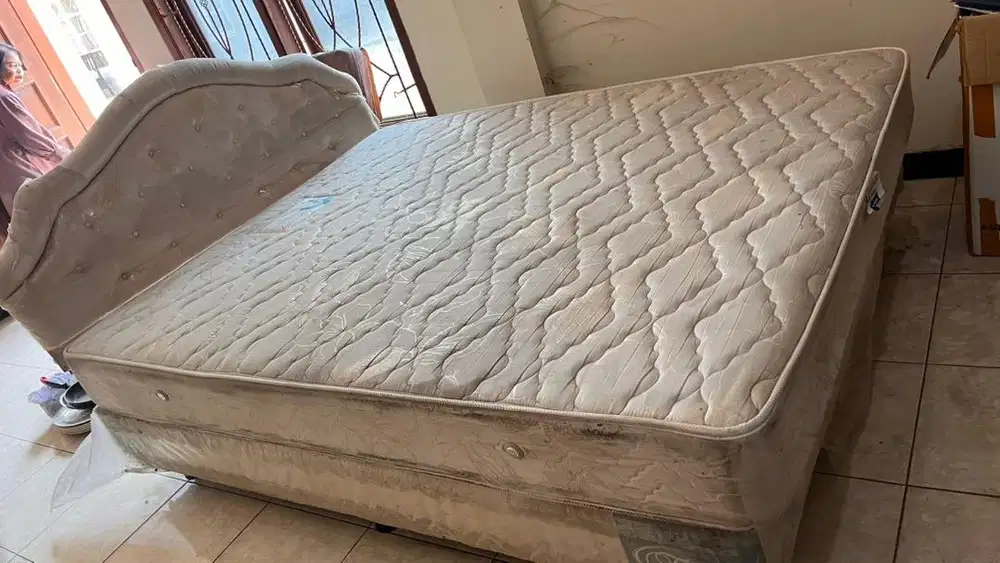 Spring bed Elite Full set ( kasur+dipan+sandaran) Queen size