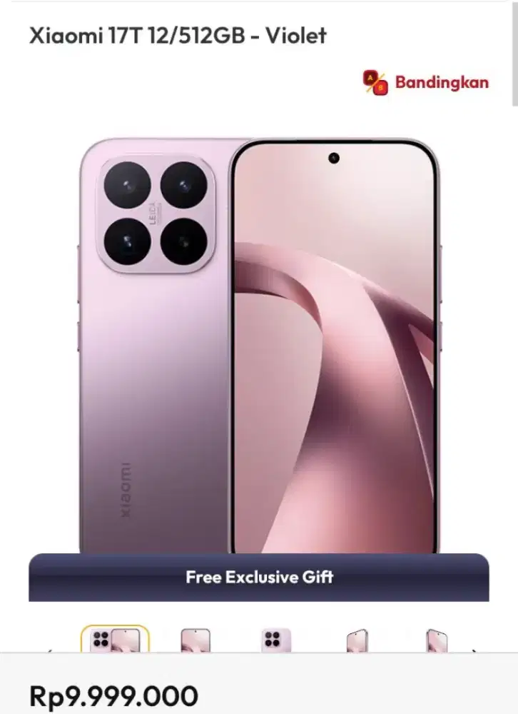 Xiaomi 17t terbaru