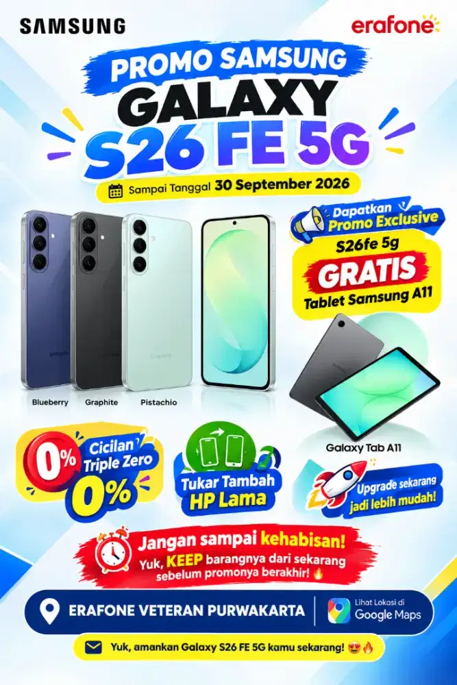 Samsung Galaxy S26 Fe Gratis Tablet A11