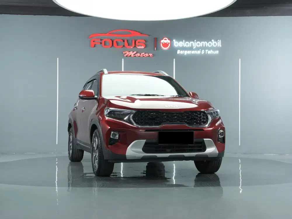 Km 34rb kia sonet premiere 2022 merah pajak panjang