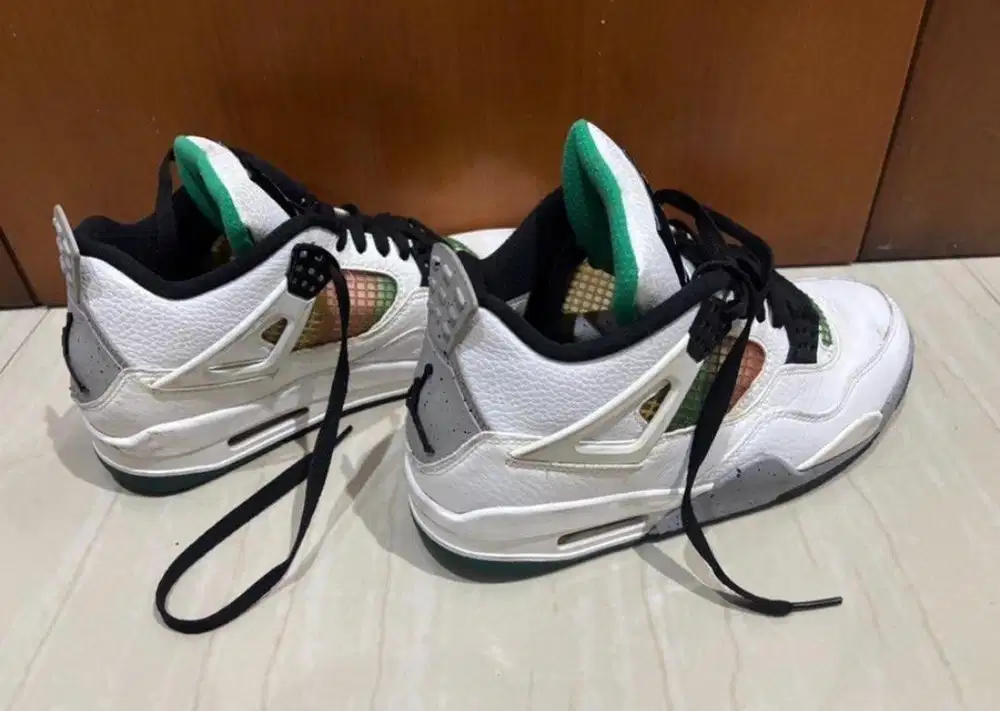 Jordan 4 Retro Lucid Green Rasta