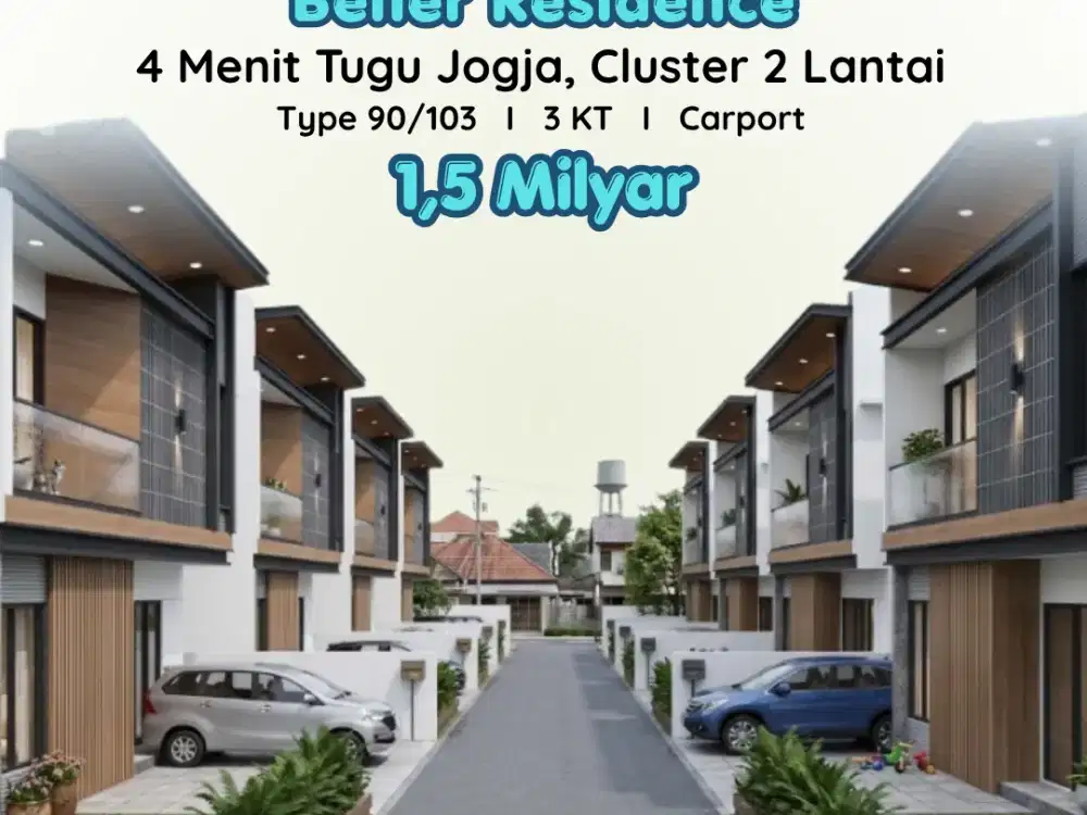 Dekat Samsat Pingit Kota Jogja, Rumah 2 Lantai Tegalrejo