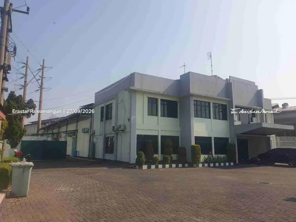 DIJUAL EX PABRIK JAMU – KAWASAN INDUSTRI MERCEDES BENZ, GUNUNG PUTRI BOGOR