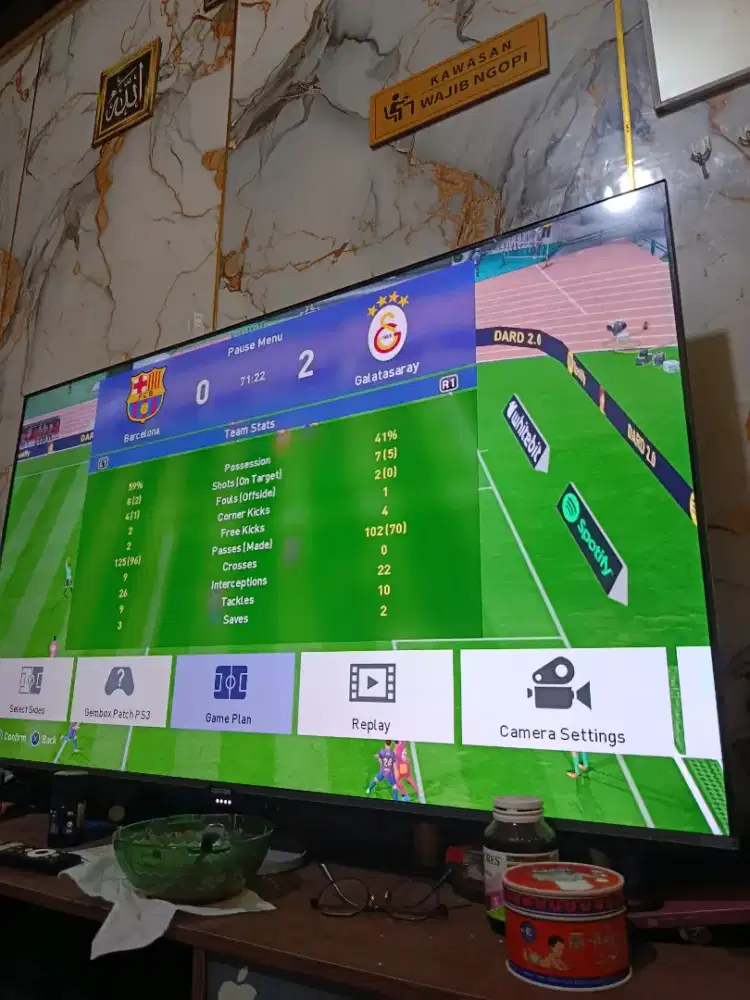 Coocaa 50 inch + ps 3 super slim 500gb