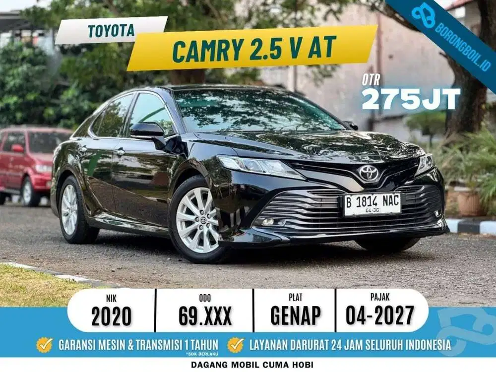 Toyota Camry 2.5 V AT 2020 Hitam Kredit DP Minim