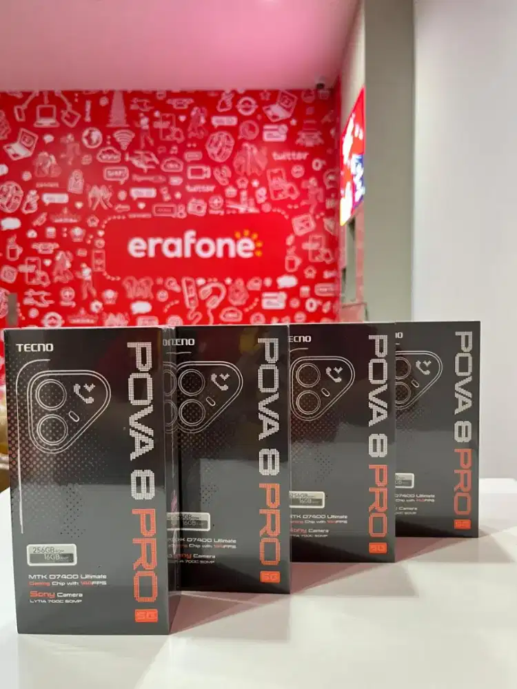 Pova 8 pro 5g cash, kredit dan tukar tambah
