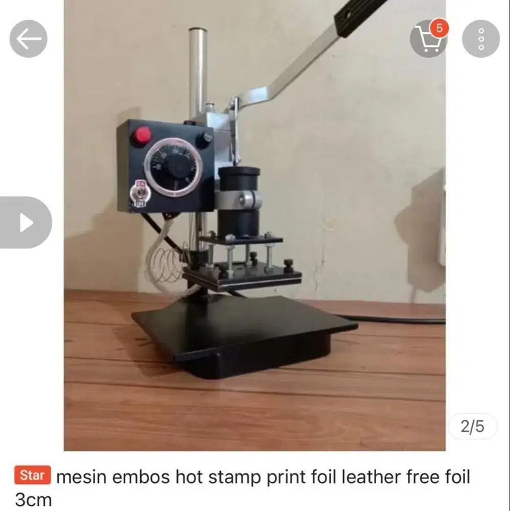 Mesin emboss hot stamp + kuningan alphabeth