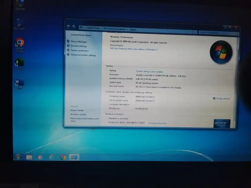 Lenovo T420i Core i3 ram 6gb
