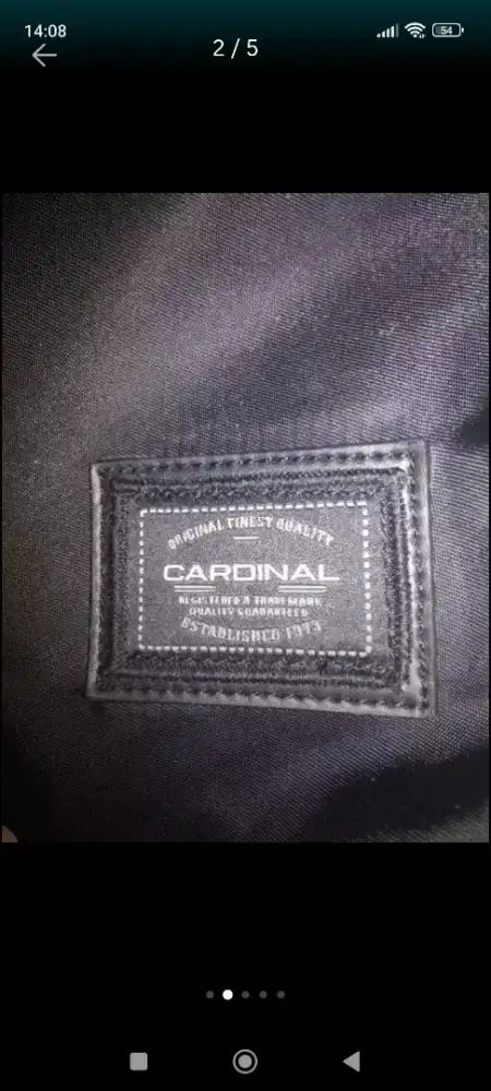 Tas Cardinal Original like new