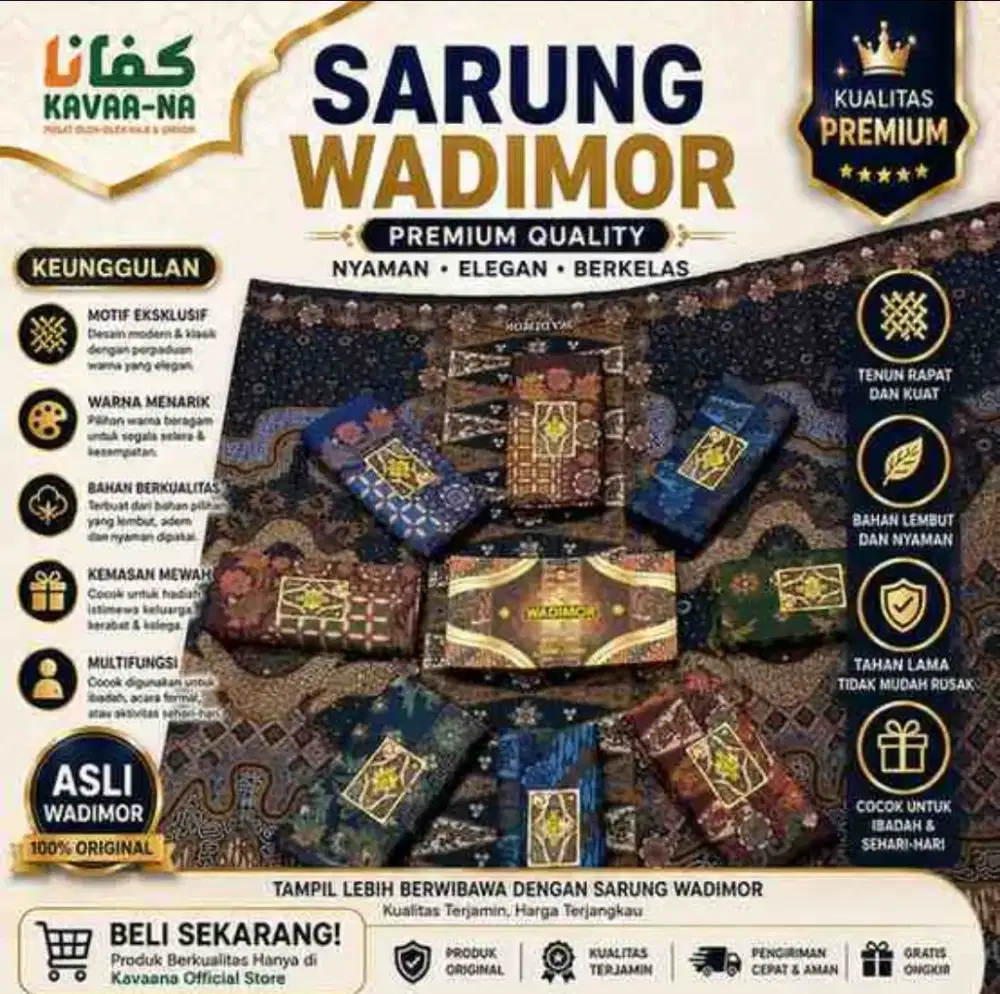 Sarung Wadimor Batik | Sarung Motif Jawa Kuno