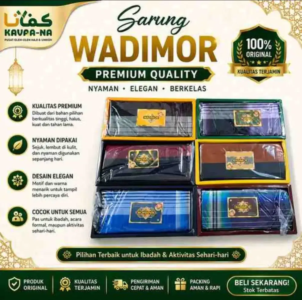 Sarung Tenun Wadimor | Sarung Dewasa | Sarung Murah