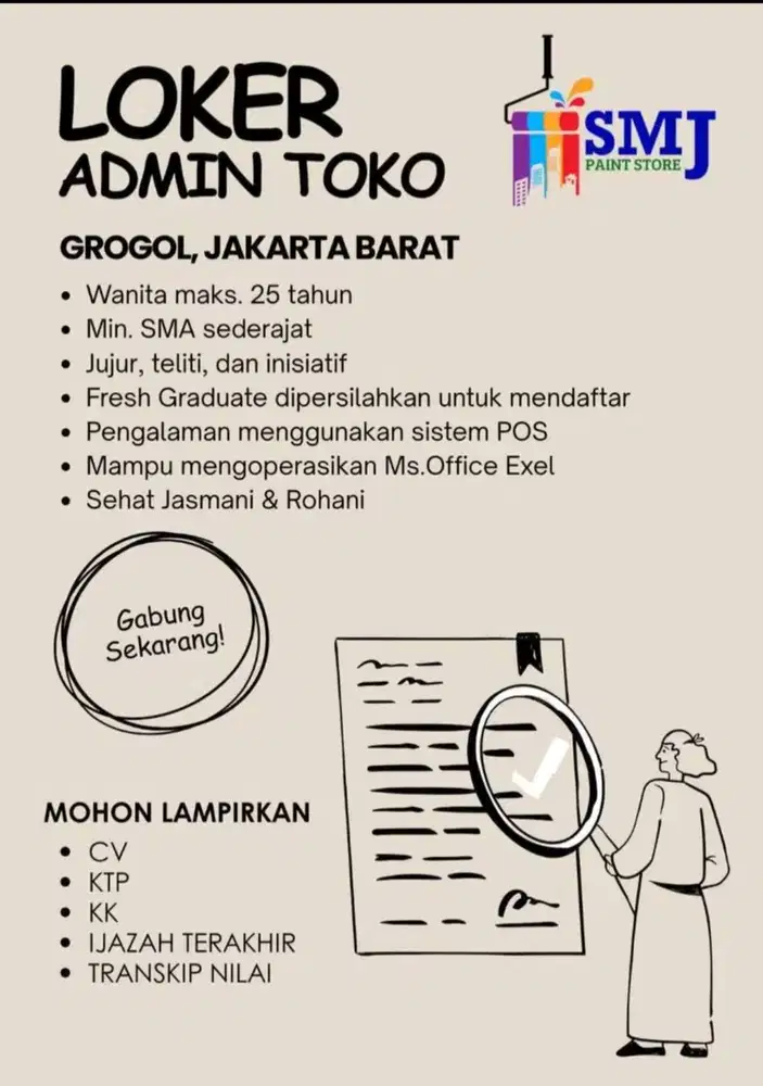 STAFF ADMIN TOKO