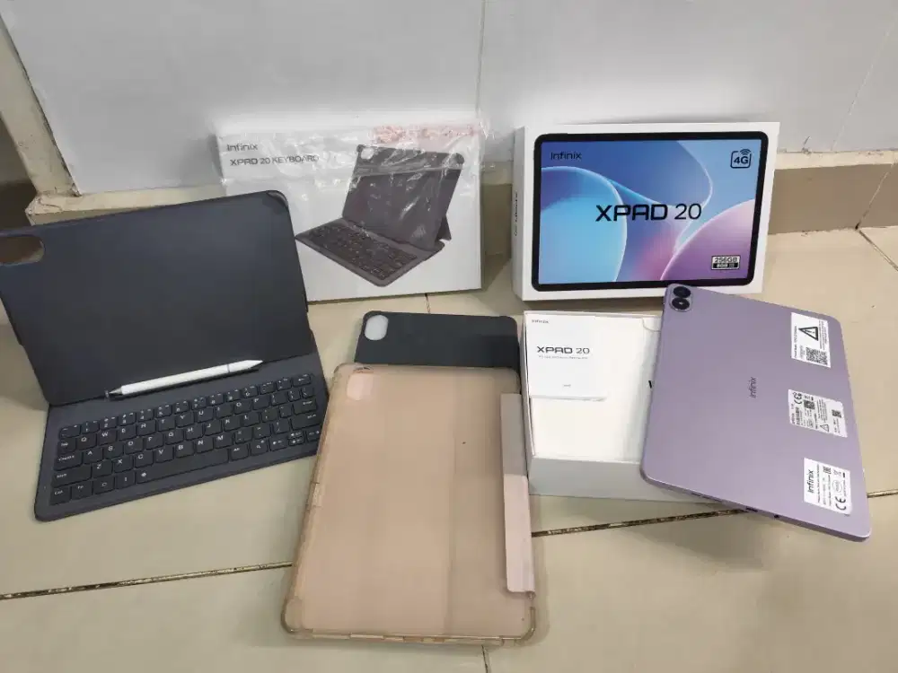 Infinix XPAD 20 LTE RAM 8GB / ROM 256GB fullset