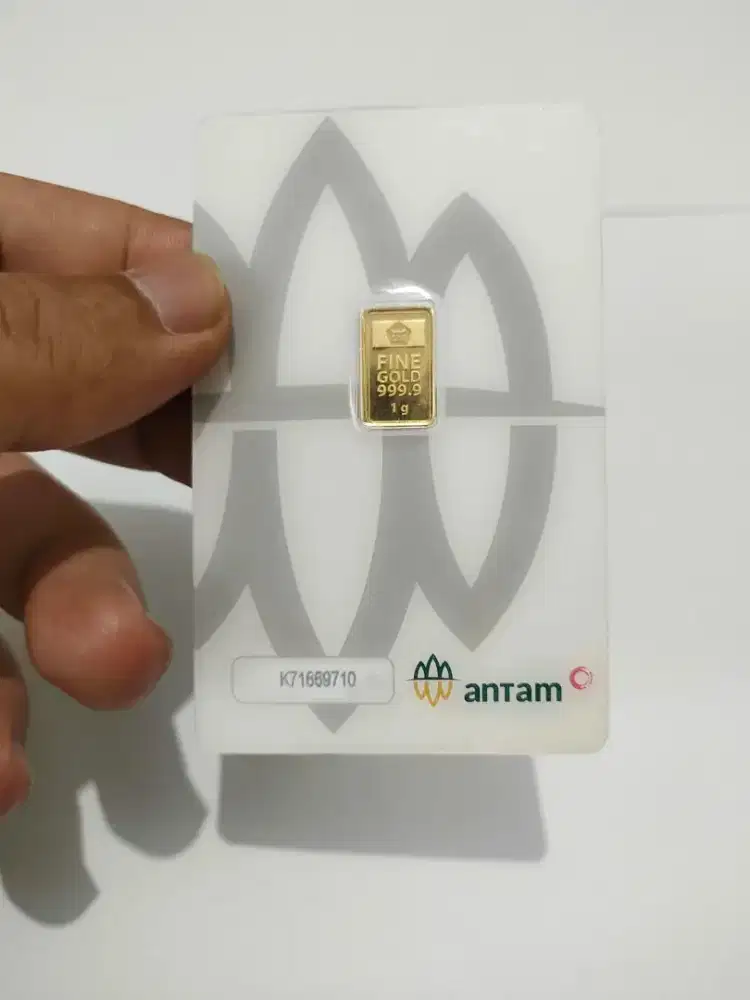 LM EMAS ANTAM 1 Gram, LOGAM MULIA ANTAM CERTIEYE REDMARK