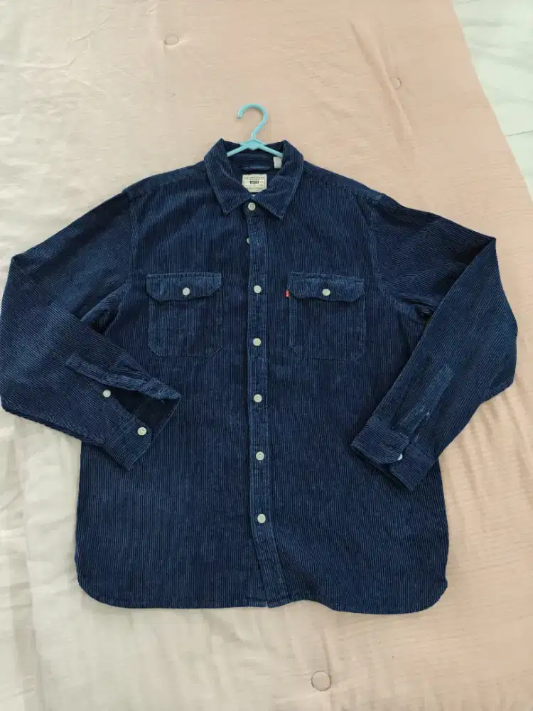 Kemeja Cordoray Levis Navy M