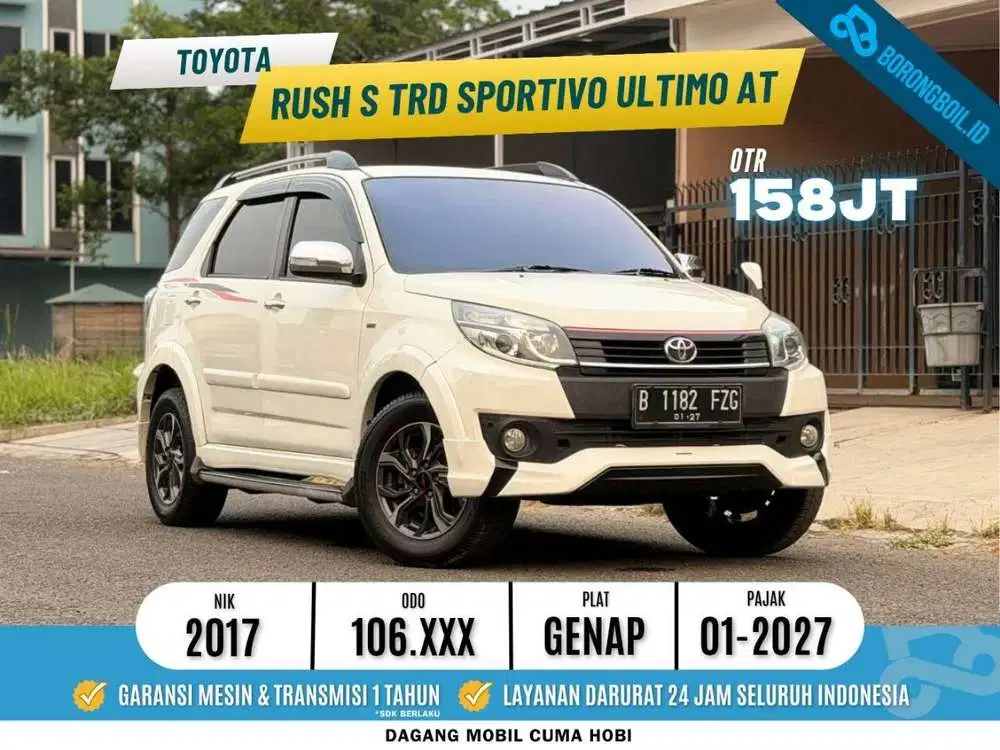 Toyota Rush S TRD Ultimo AT 2017 White Pearl