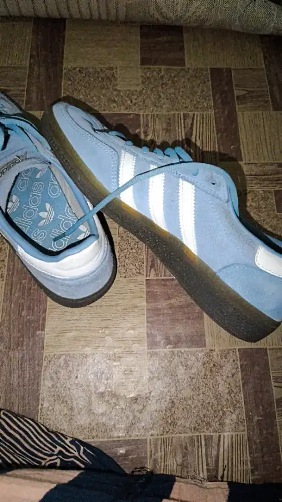 Sepatu Adidas spezial ice blue