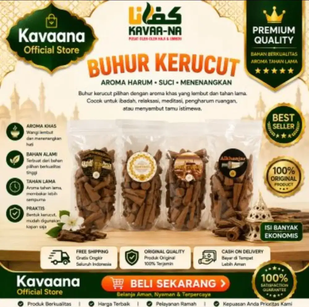 Buhur Kerucut | Pengharum Ruangan Asap Buhur | Aroma Arab