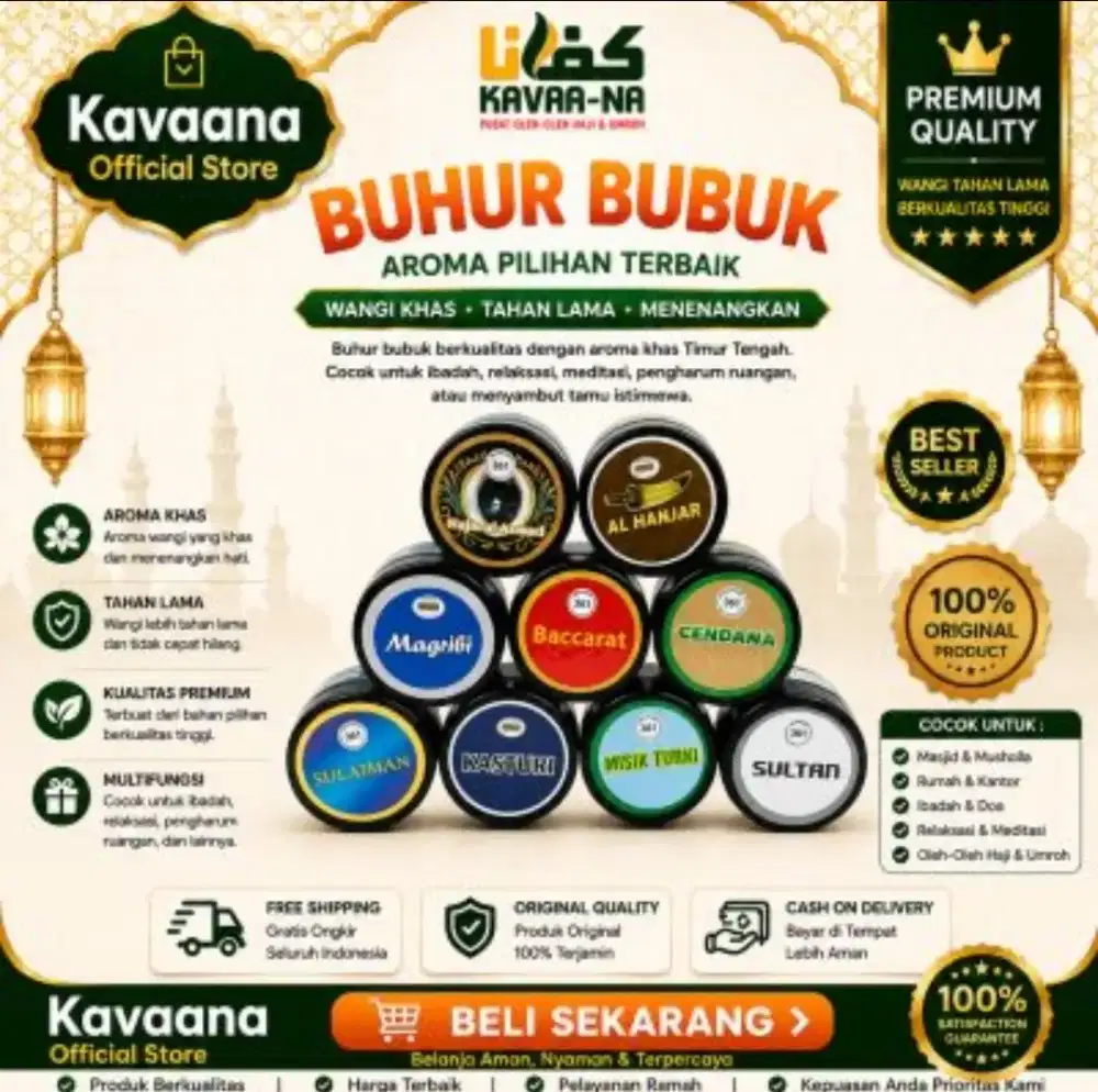 Buhur Bubuk | Pewangi Ruangan Buhur Bubuk