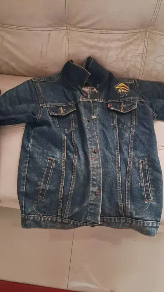 Jaket, vest, jeans