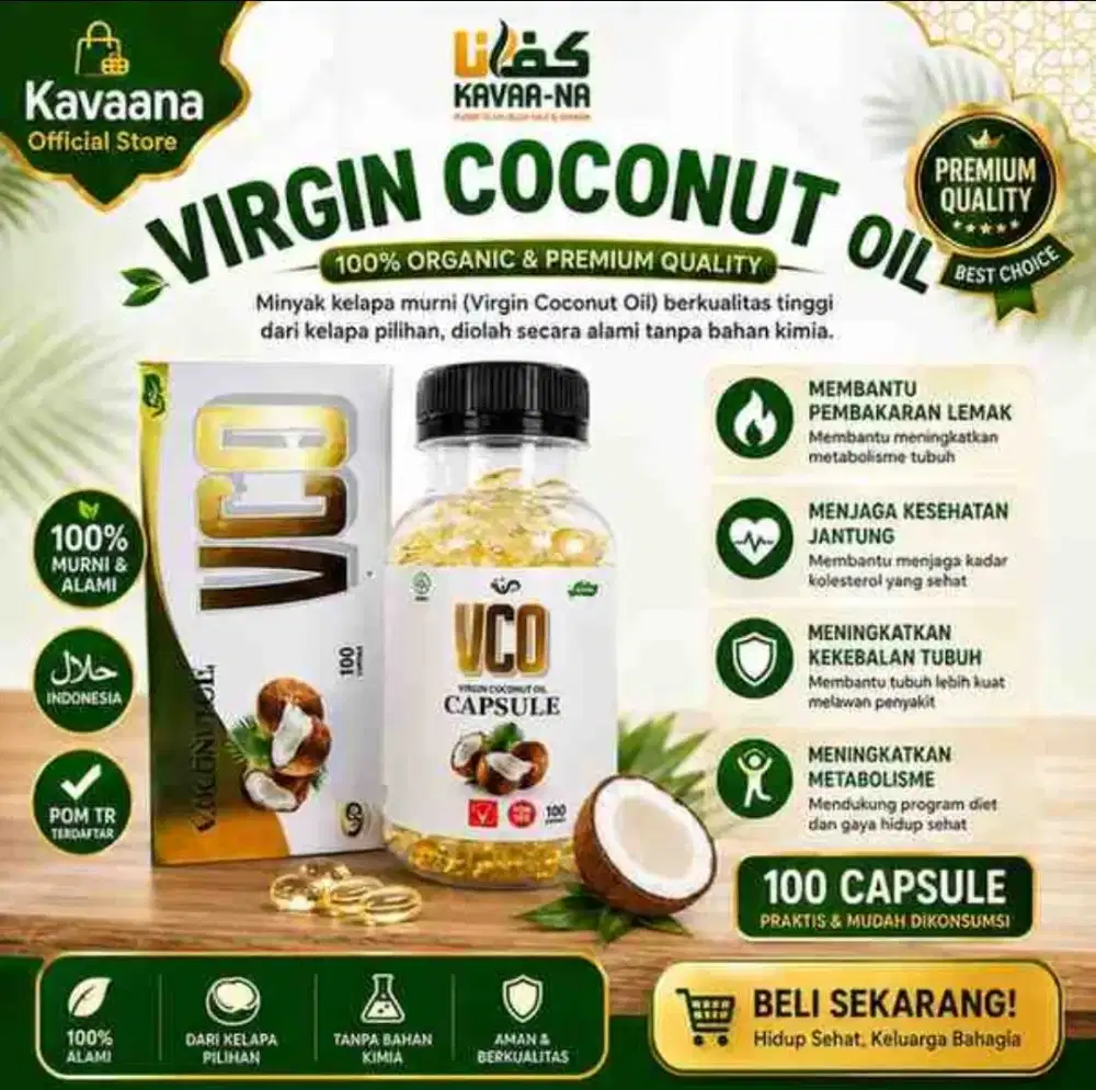 VCO Capsule | Virgin Coconut Oil