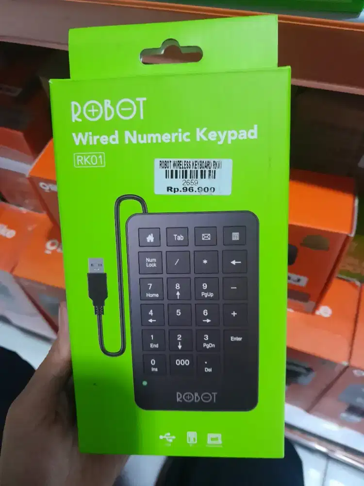 ROBOT WIRELESS KEYBOARD RK01 ATLANTIS DAHSYAT
