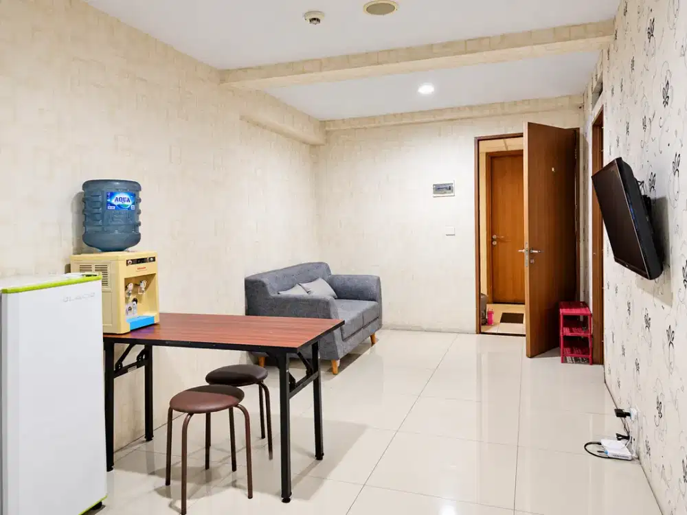 Dijual Apartemen Oak Tower A Lantai 7 – 2 Bedroom Full Furnish, Siap Huni, Dekat Busway & Akses Kelapa Gading, Pulo Gadung