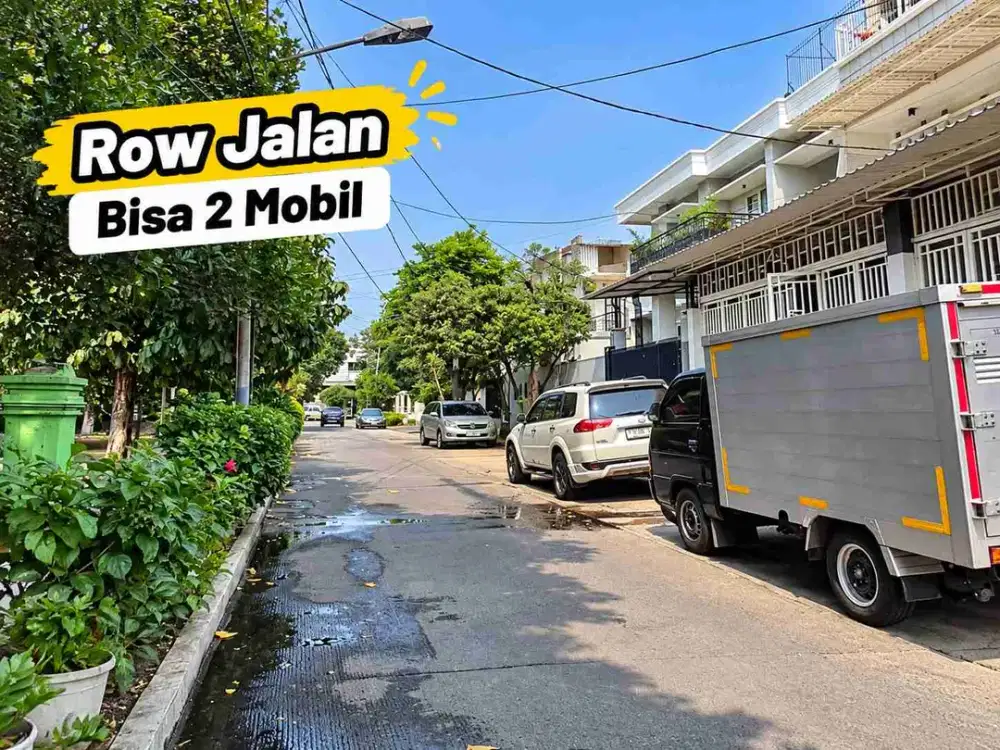 Rumah 3 Lantai Full 6x22, Jelambar Jakarta Barat, Carport 2 Mobil, 3,8 M