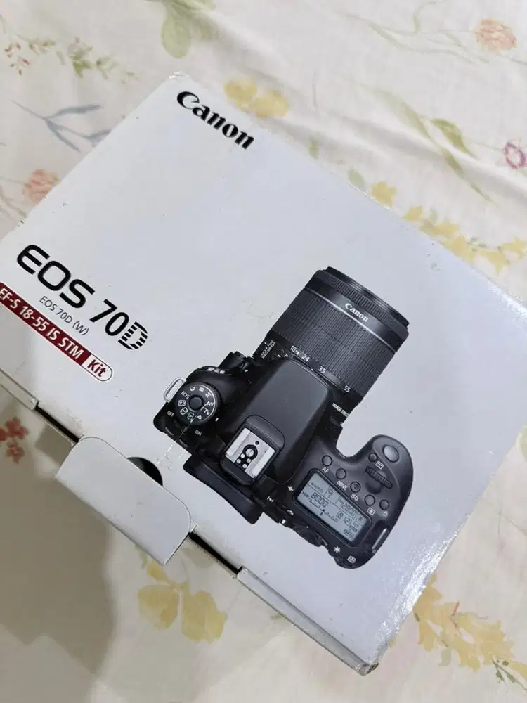 Canon 70D Normal Mulus Lengkap Original