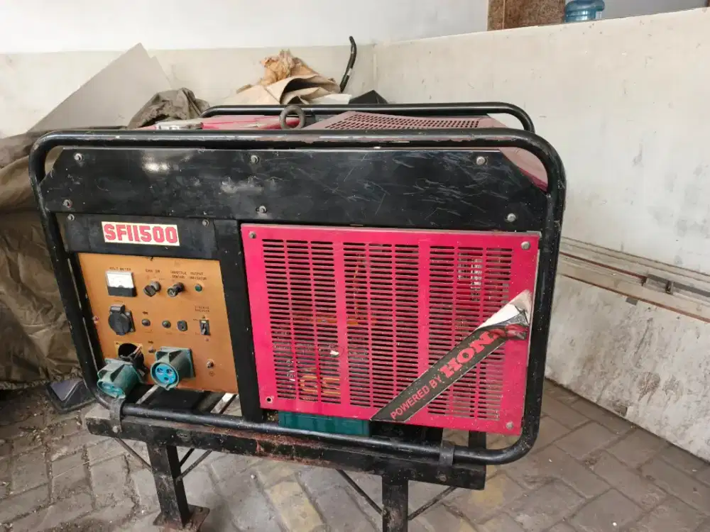Borongan alat2 ex kantor genset mesin fotocopy kulkas