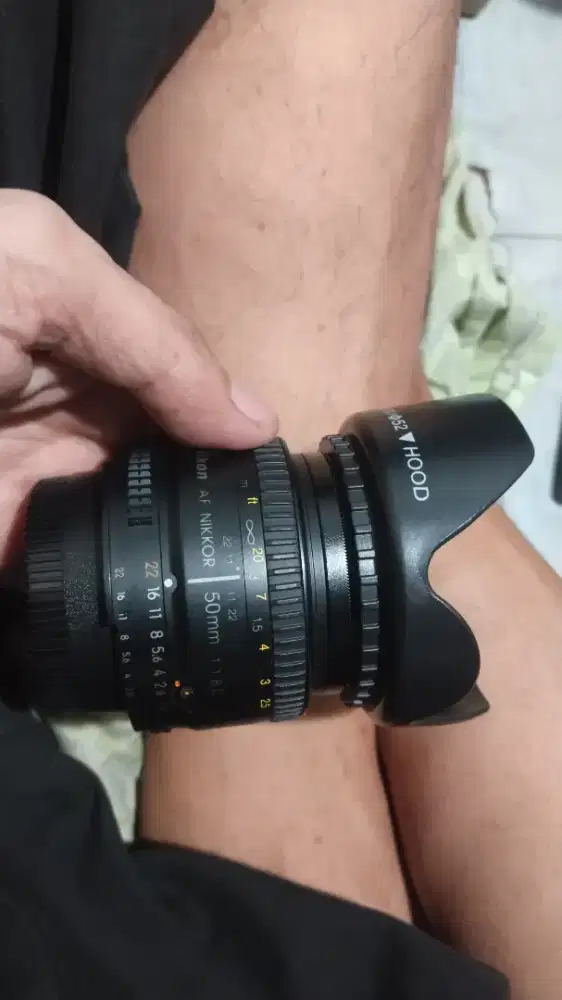 Lensa fix Nikon 50mm f1. 8 afd mulus