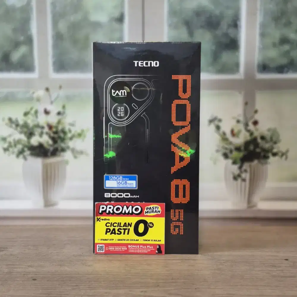 PROMO NEGO LANGSUNG TECNO POVA 8 5G 8/128 SPEK GAHAR, Cicilan 0% aja!