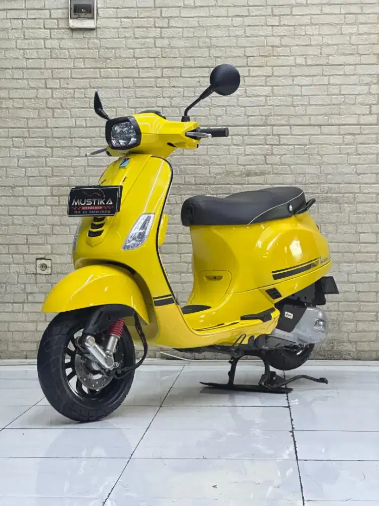 Perfect Condition!!Vespa S 125 Led 2022 Yellow Plat Jatim Muls-Mustika