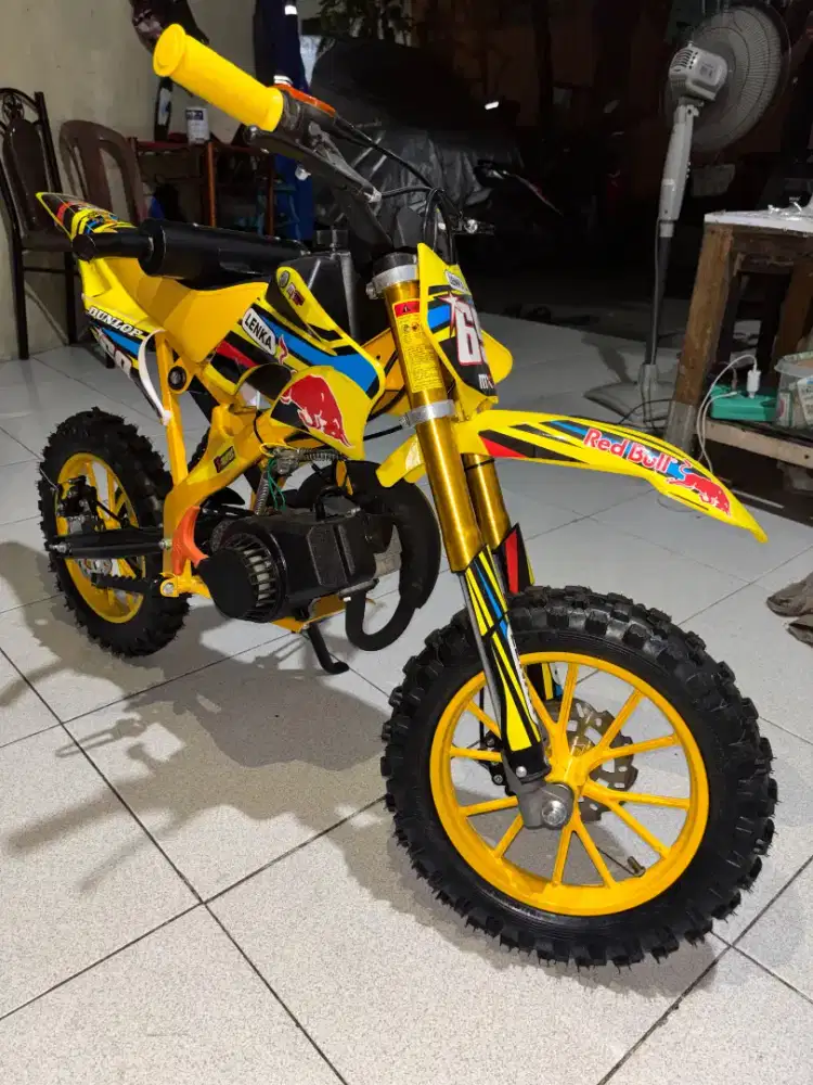 Motor Trail Mini LENKA MC69 50cc 2 Tak - Asli Mesin Bensin