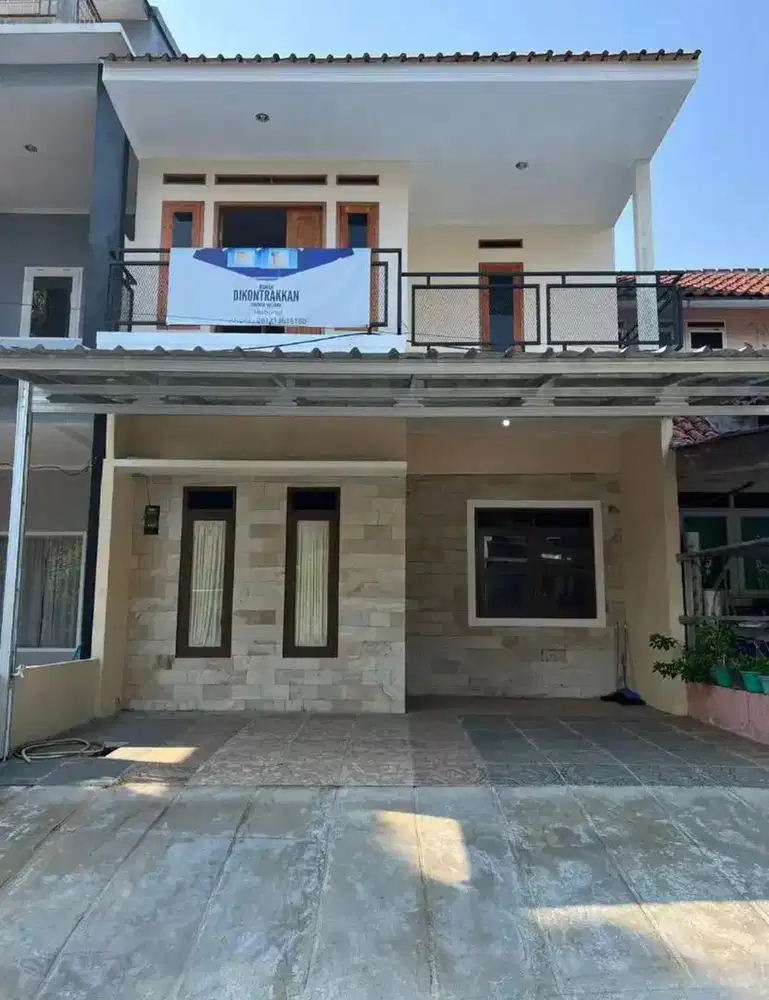 Disewakan atau Dikontrakan Rumah Cluster Tampak Siring Sentul City