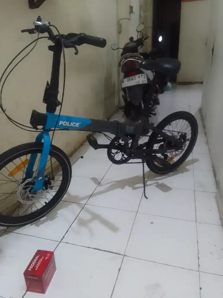 Sepeda Lipat Police Texas 20 Inch