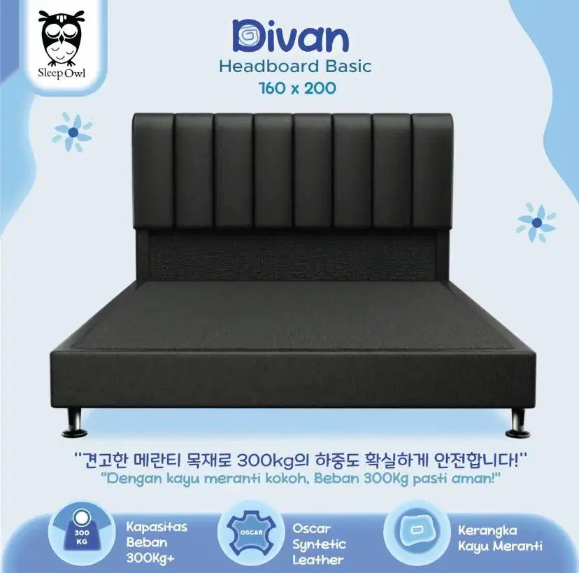 Dijual Cepatt Headboard basic 160x200