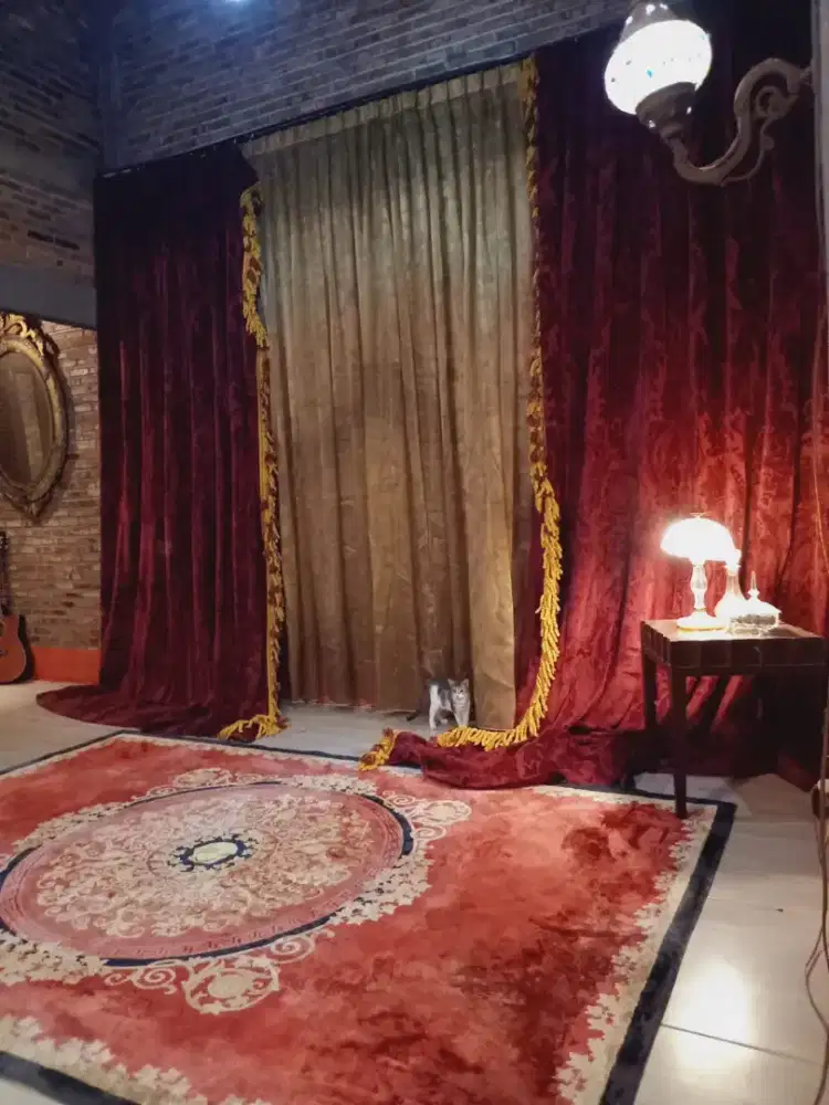 Gorden leonardo da vinci red broadway curtain