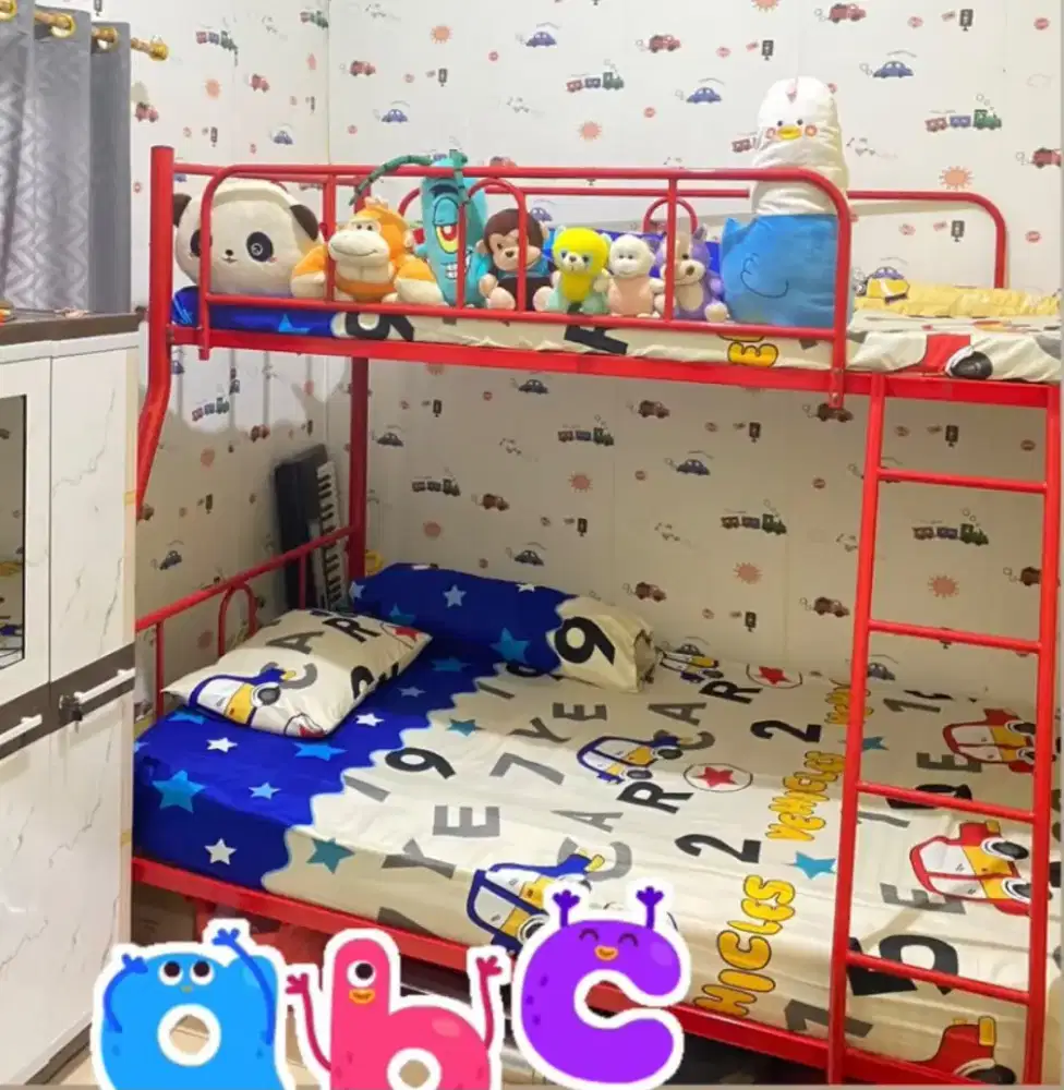 Jual Ranjang susun Besi