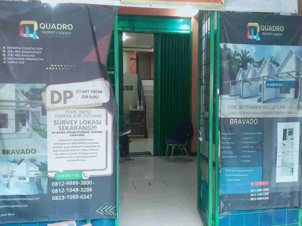 Jual Ruko 3 Lantai Strategis Ramai Pusat Kota di Pinggir jalan Raya Margonda
