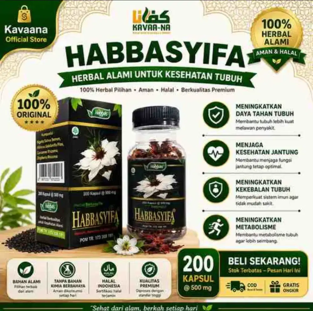 HabbaSyifa | Minyak Habbatussauda Kapsul