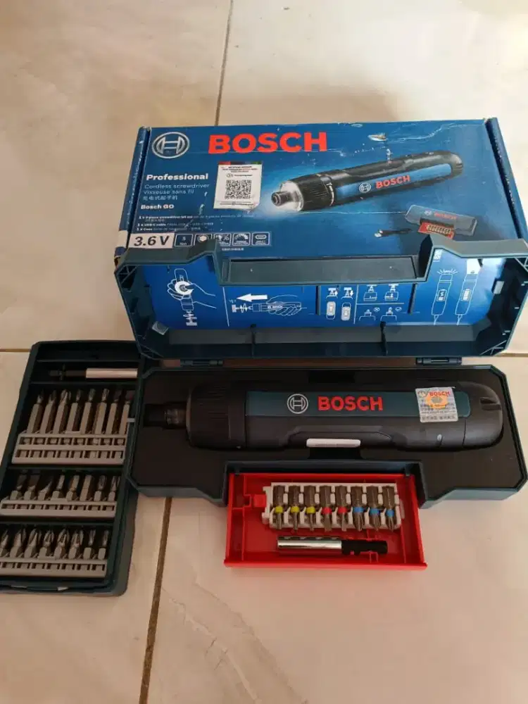 CORDLESS SCREWDRIVER BOSCH ( OBENG ELEKTRIK BOSCH )