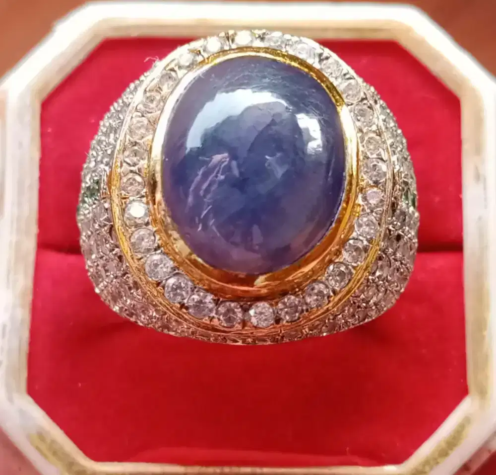 Natural Batu Blue Safir