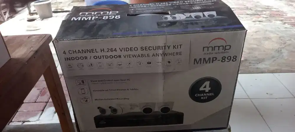 cctv 4kamera 1resiver komplit borongan