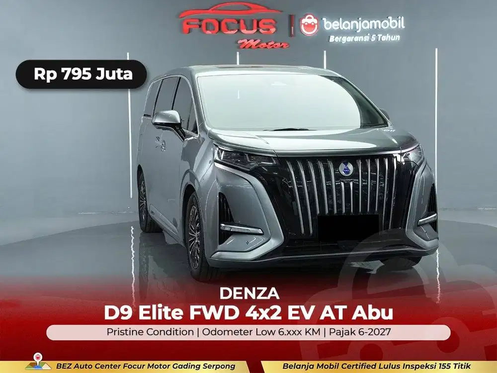 [ GARANSI 5TH KM 6RB ] Denza D9 D 9 Elite FWD 4x2 EV AT 2024/2025/2026