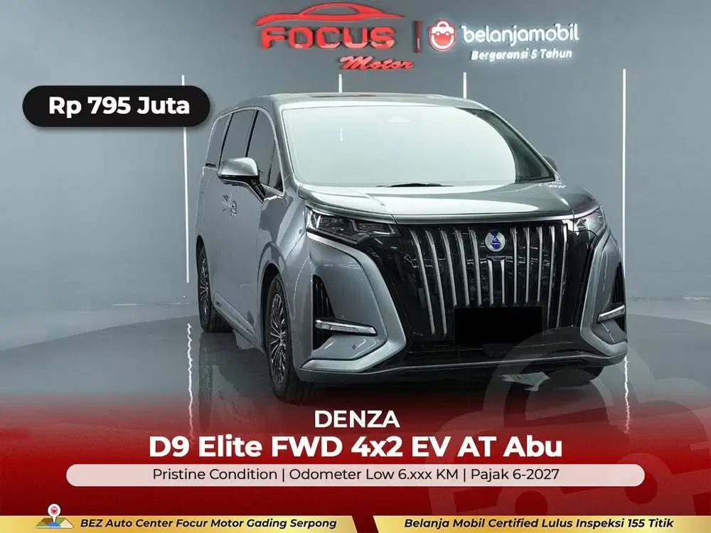 [ GARANSI 5TH KM 6RB ] Denza D9 D 9 Elite FWD 4x2 EV AT 2024/2025/2026