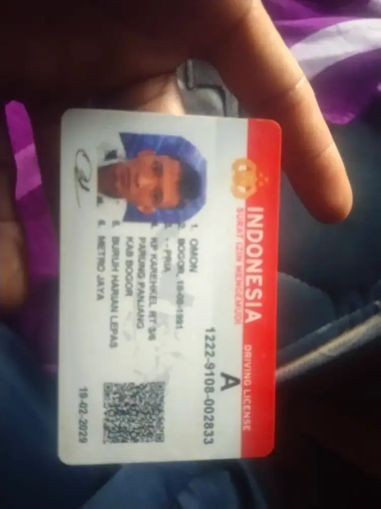 cuma ada sim A siap kerja apa saja
