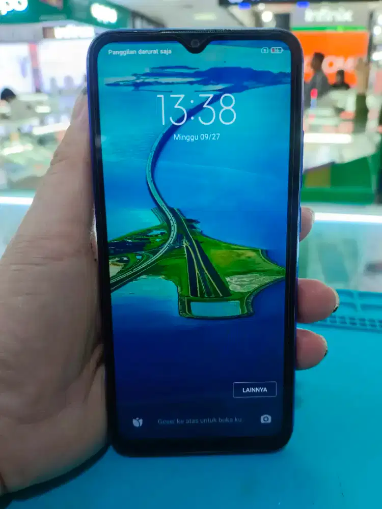Jual handphone Android xiaomi redmi 9a.4/64gb asli resmi kondisi nyala
