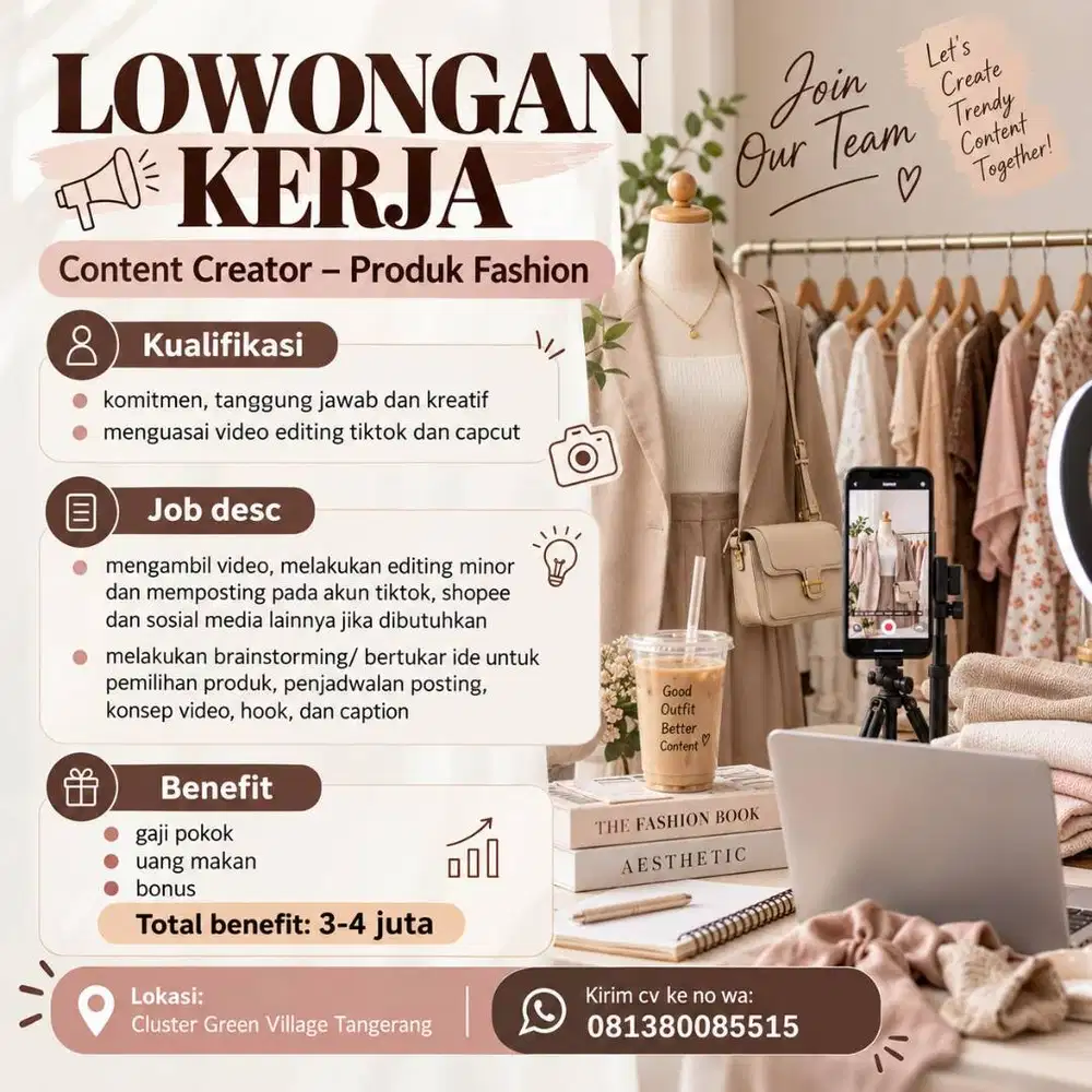 Lowongan Konten Kreator