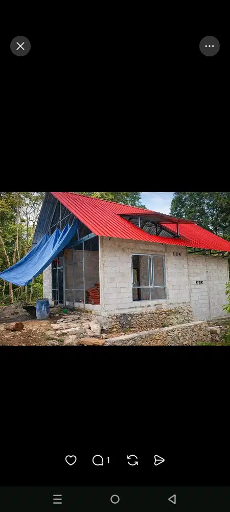 Jual Tanah Bonus Bangunan 50%